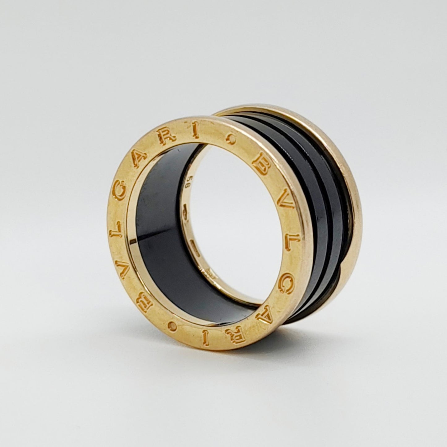 Bulgari B.zero1 Ring Ceramic Size 56