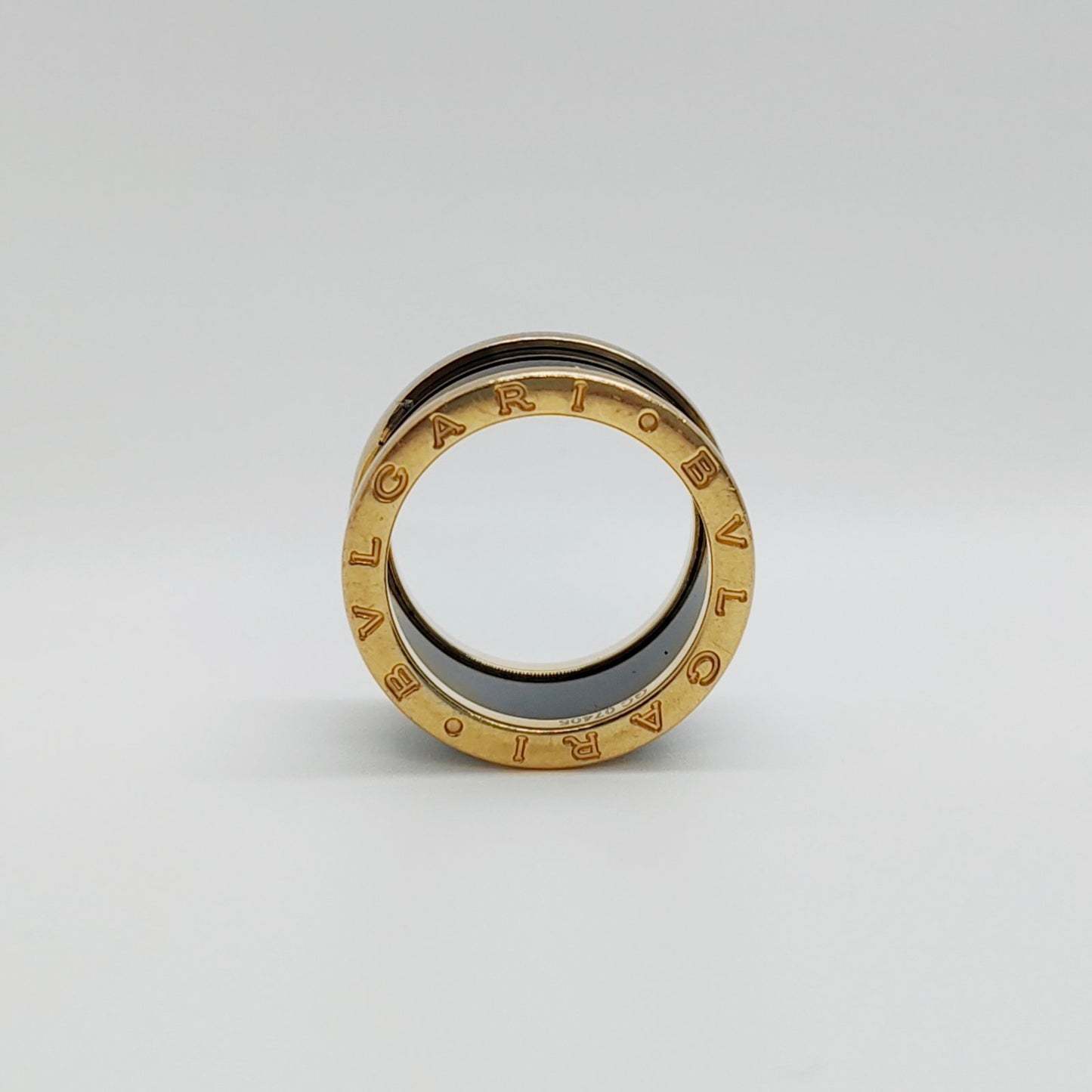 Bulgari B.zero1 Ring Ceramic Size 56