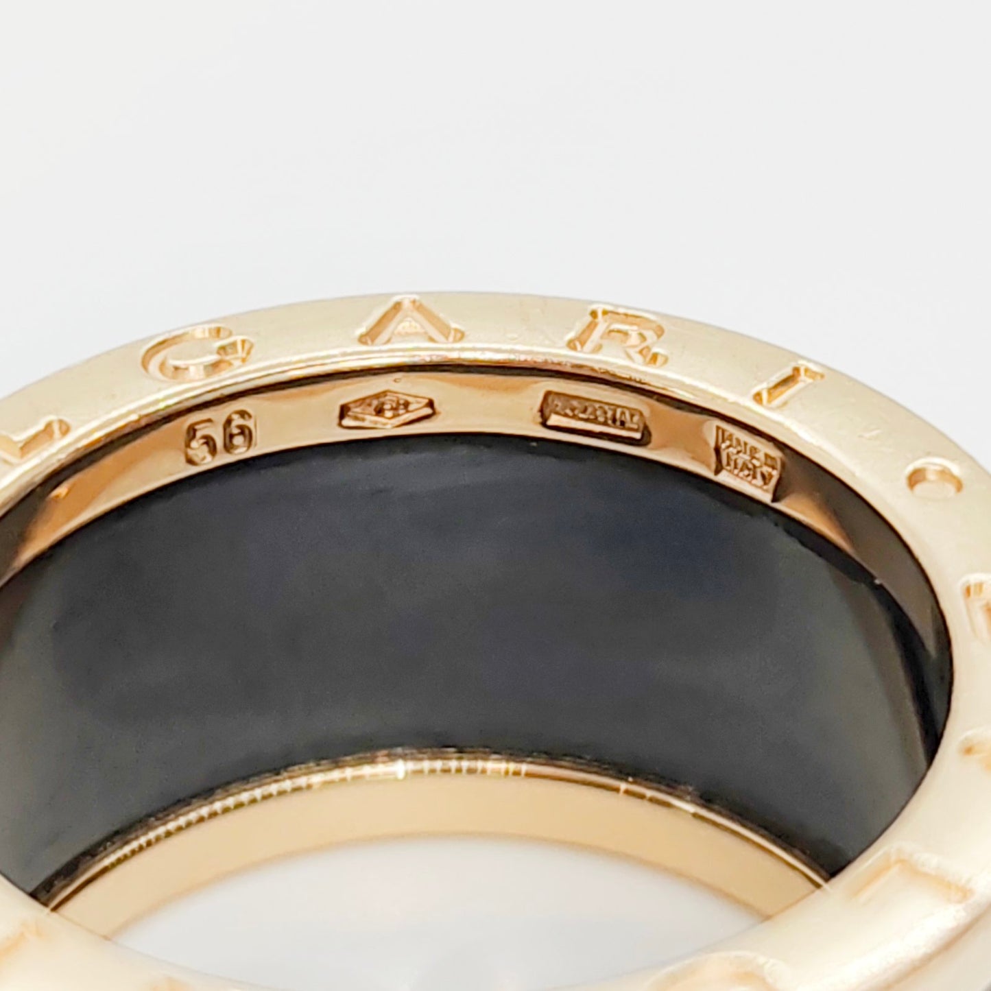 Bulgari B.zero1 Ring Ceramic Size 56