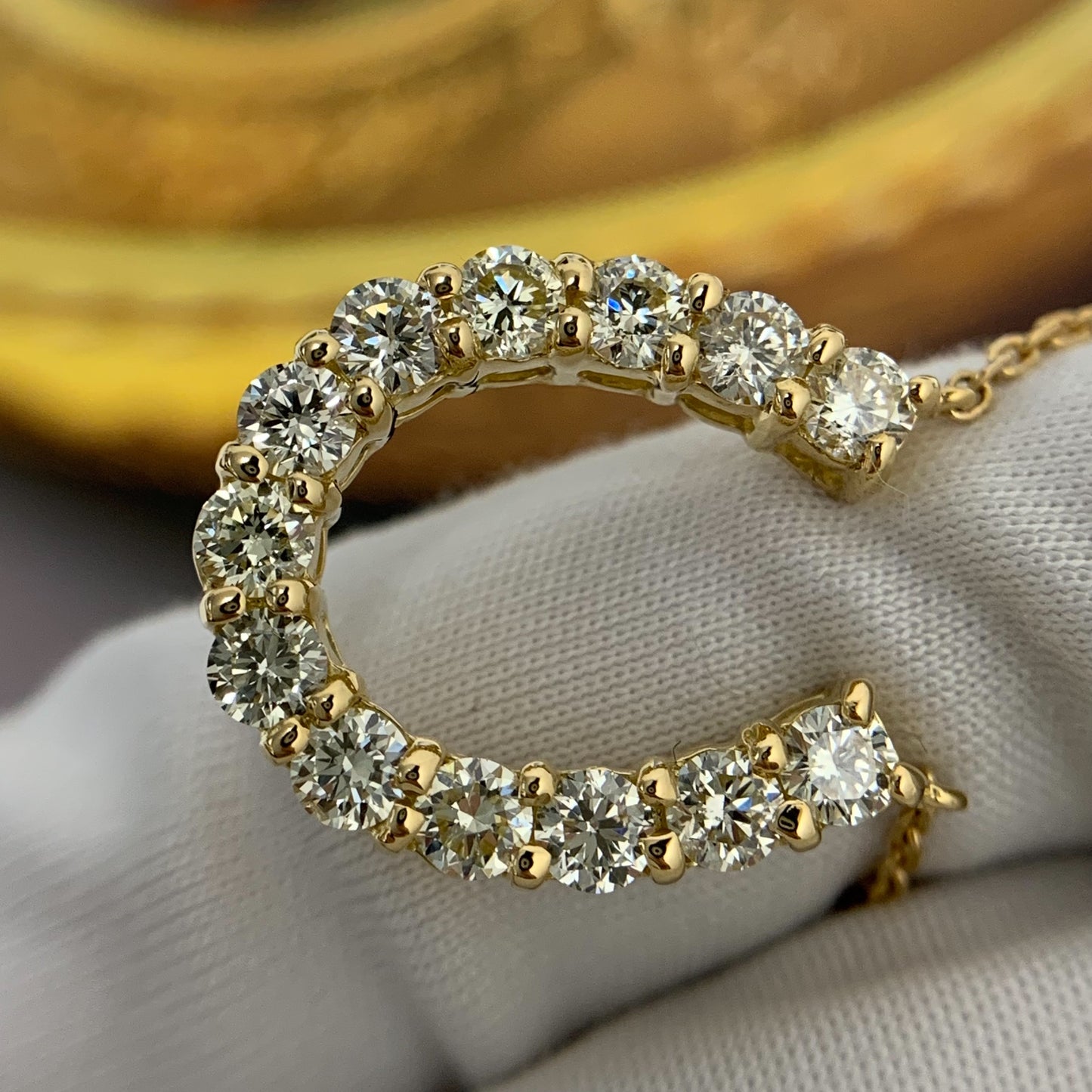 Horseshoe Diamond Necklace