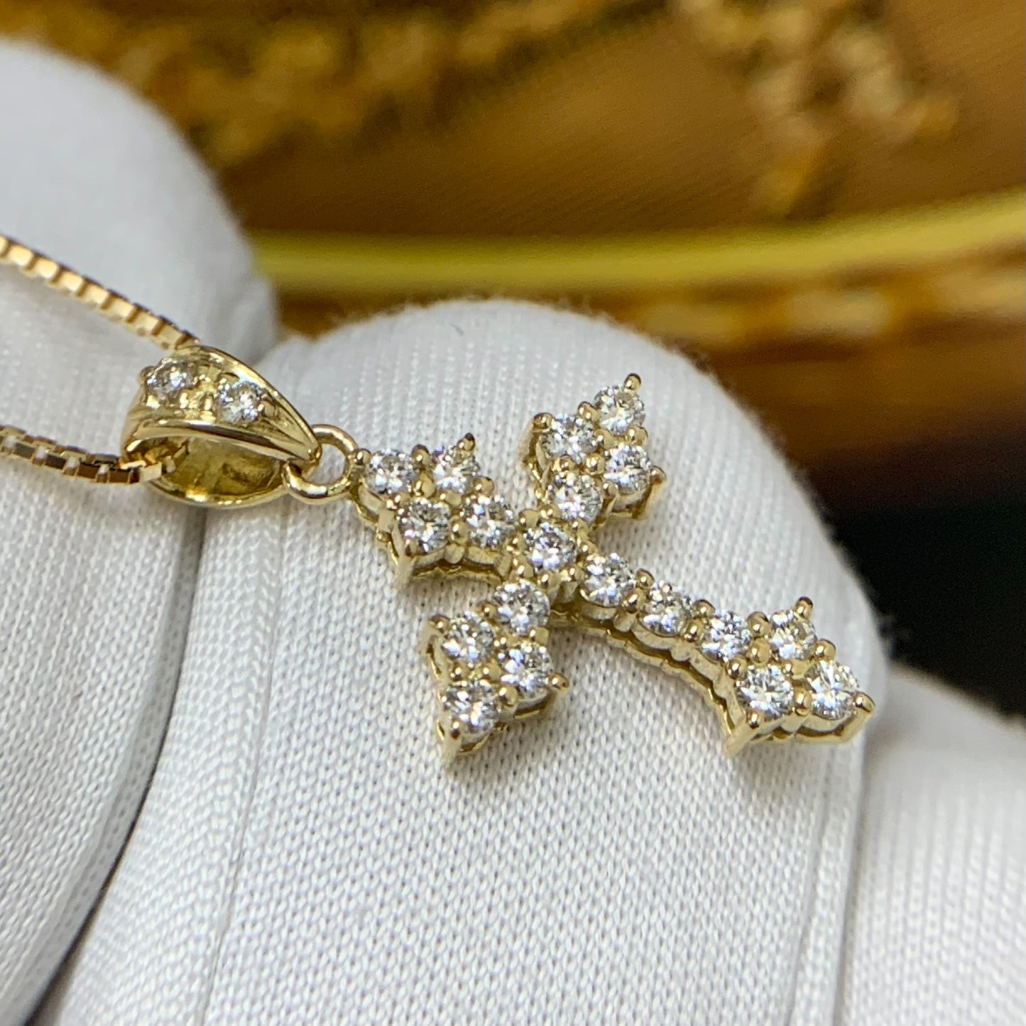 Diamond Cross Necklace