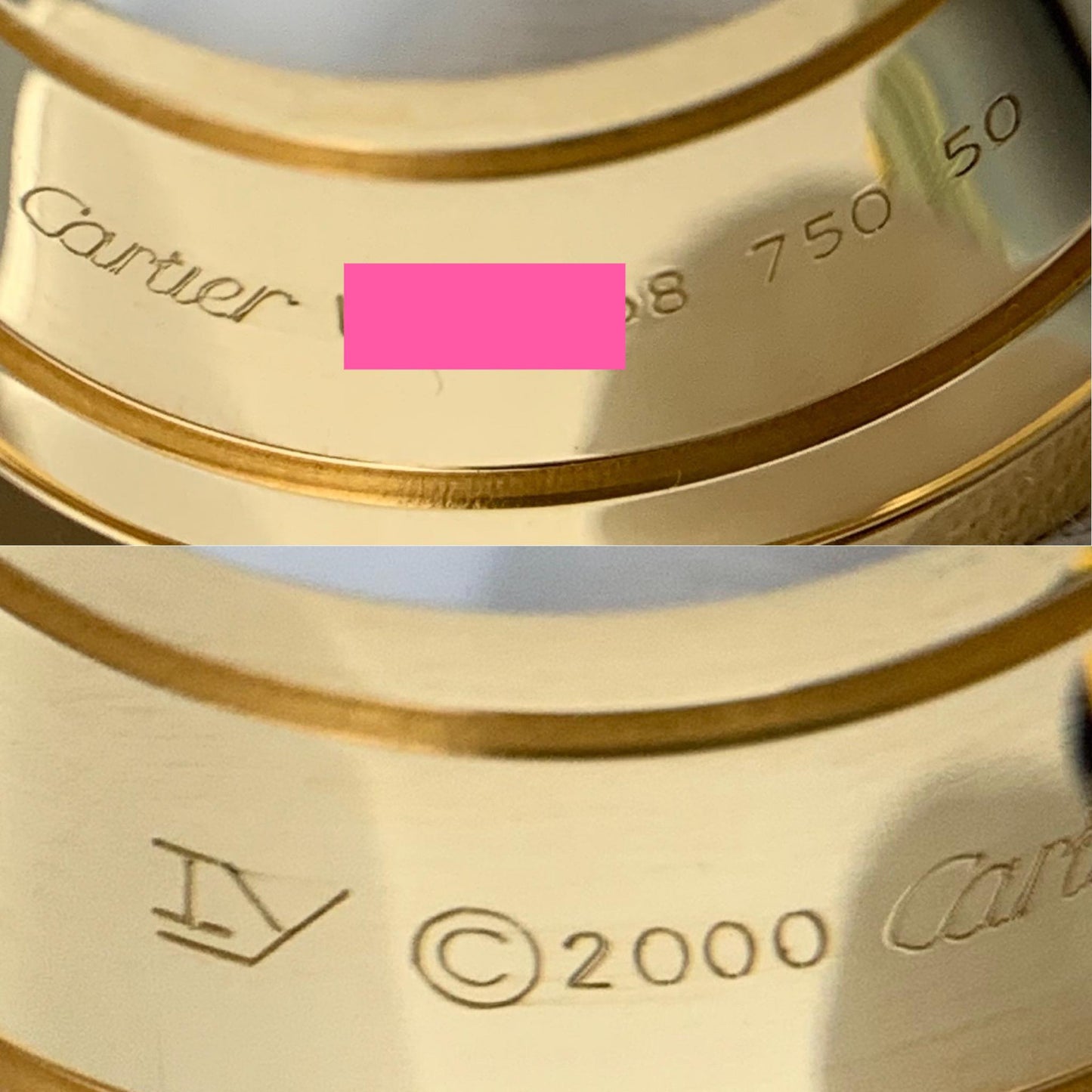Cartier C2 Ring Size 50
