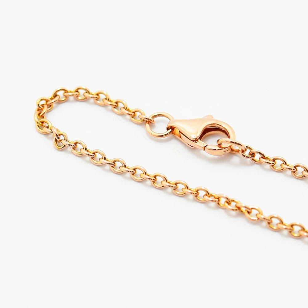 Cartier Interlocking Necklace K18PG