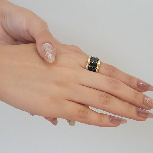 Bvlgari B.zero1 Ring Ceramic Size 56