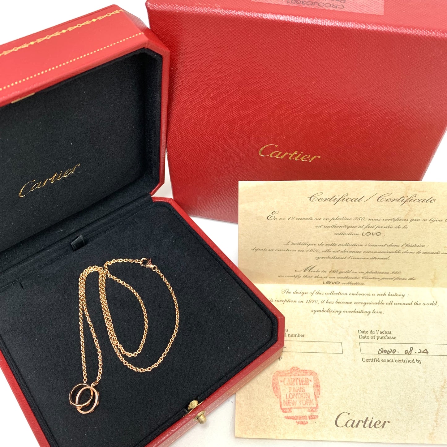 Cartier Interlocking Love Necklace