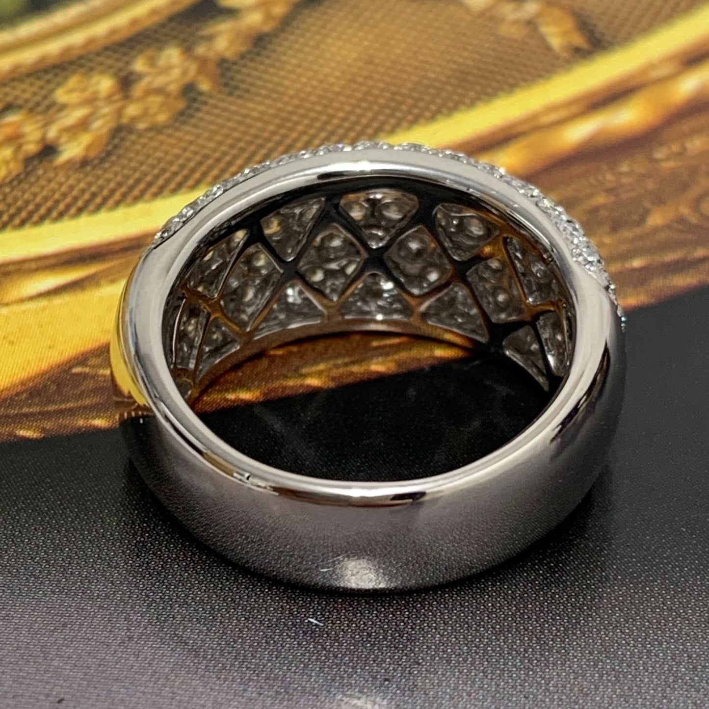 Diamond Pave Ring Size 49