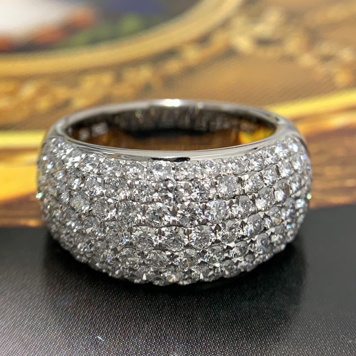 Diamond Pave Ring Size 49