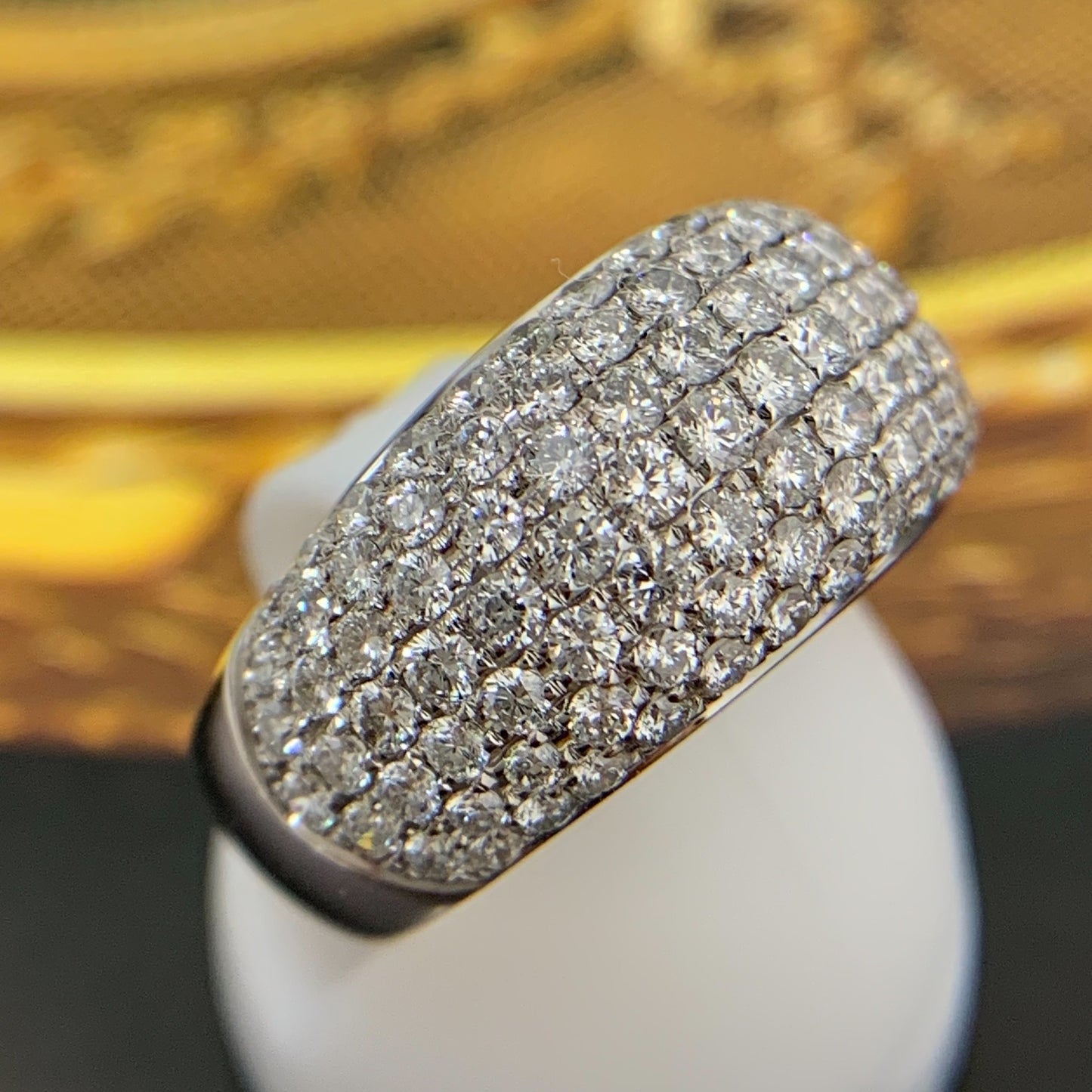 Diamond Pave Ring Size 49