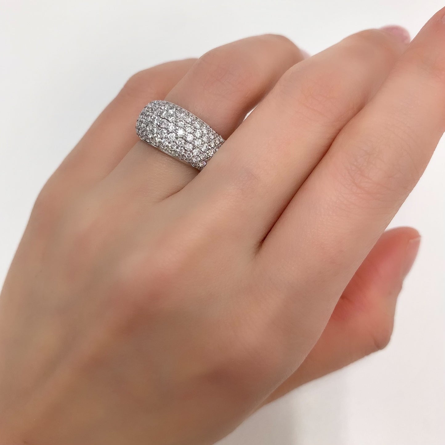 Diamond Pave Ring Size 49