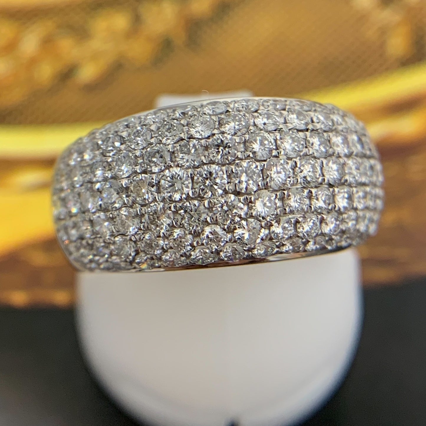 Diamond Pave Ring Size 49