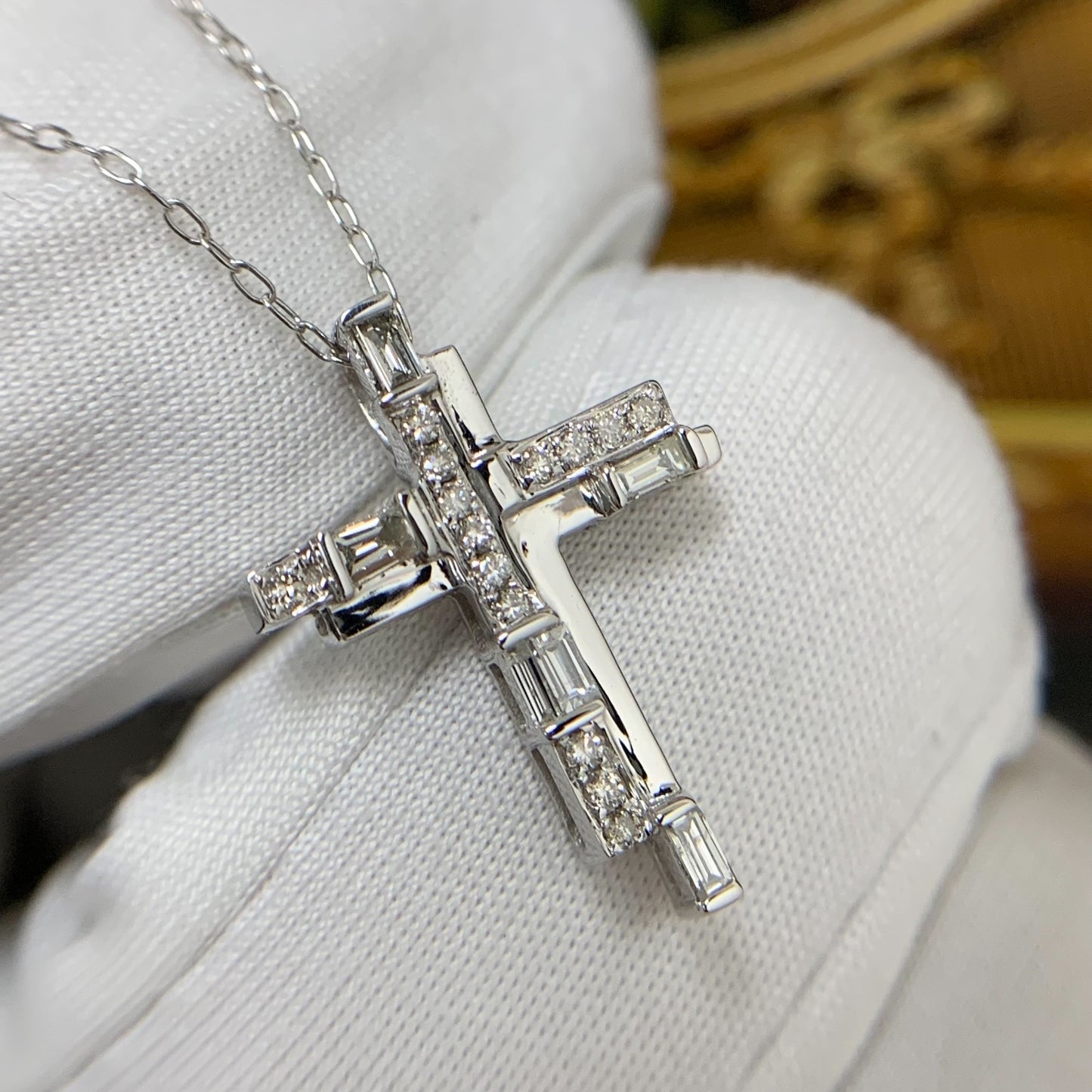 Diamond Cross Necklace