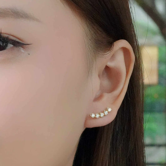 LAB Crawler Crown Setting Earring