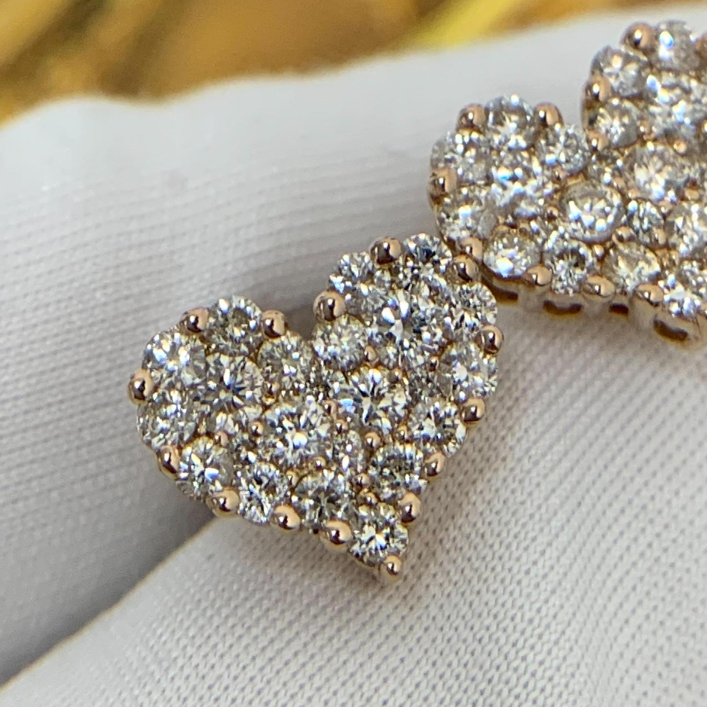 Heart Diamond Earring