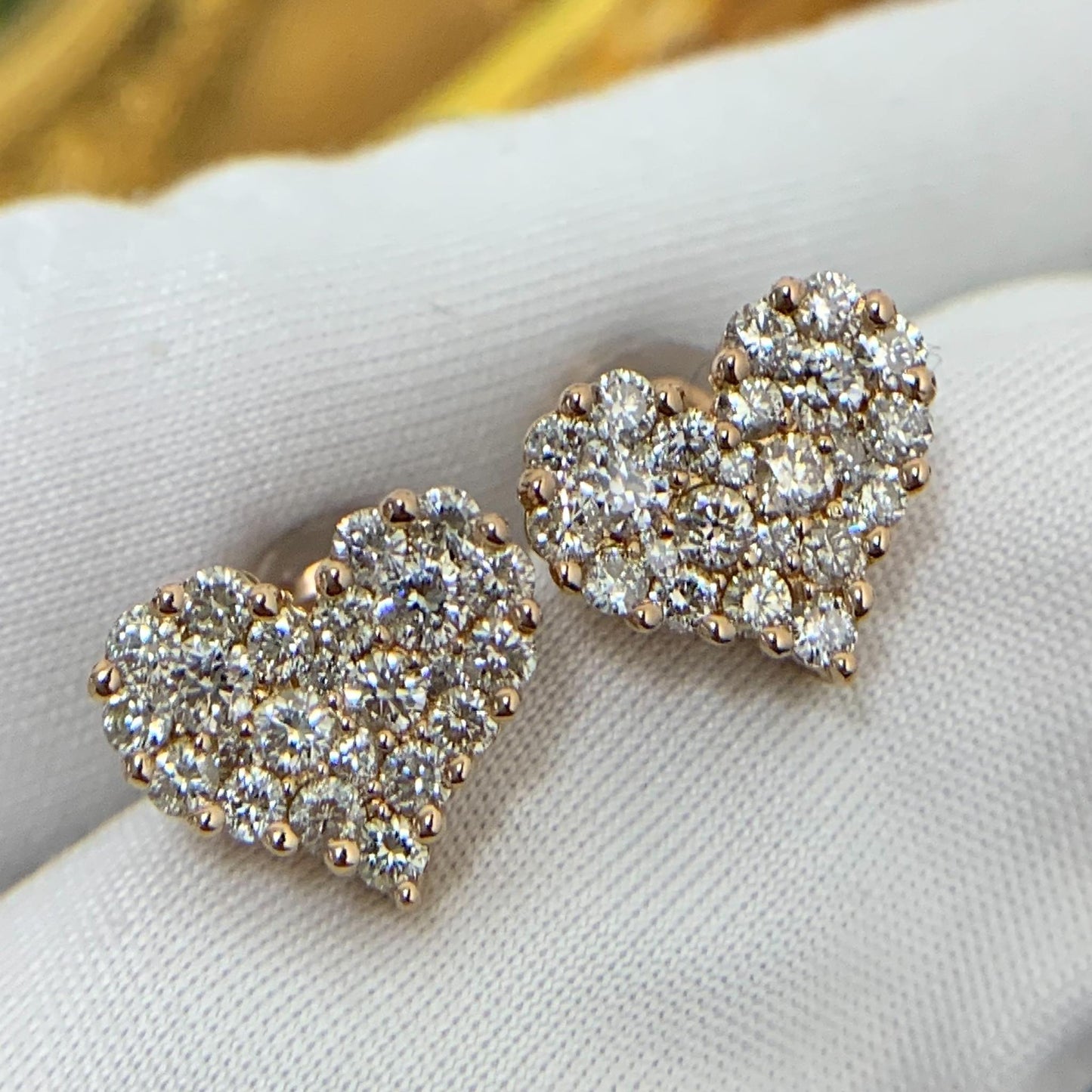 Heart Diamond Earring
