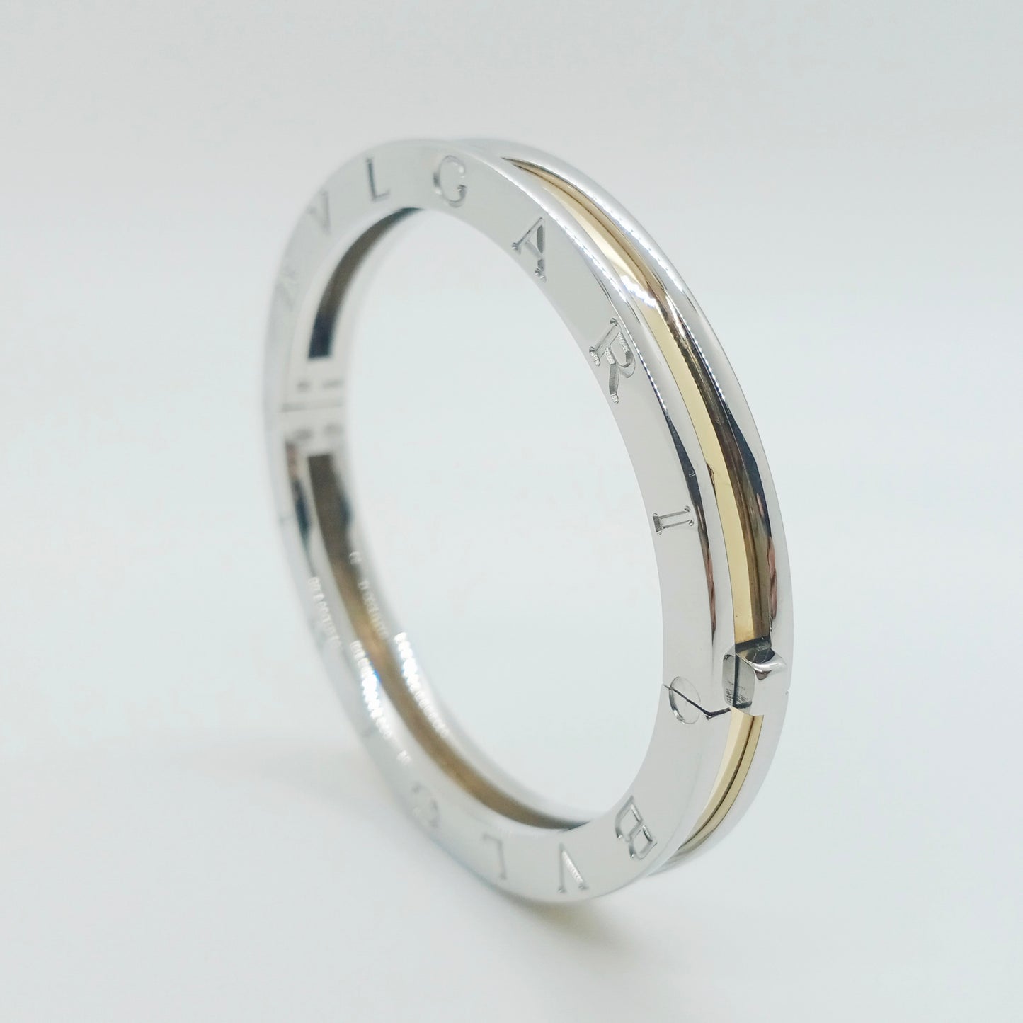 Bvlgari Bzero1 Bangle Stainless K18YG