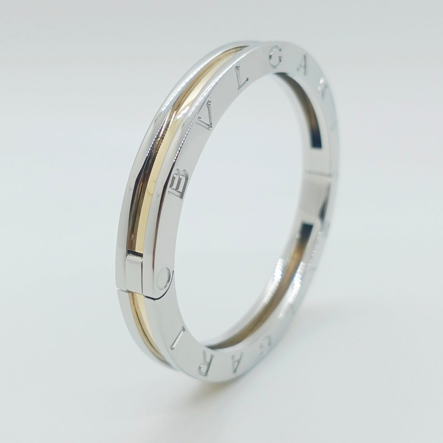 Bvlgari Bzero1 Bangle Stainless K18YG