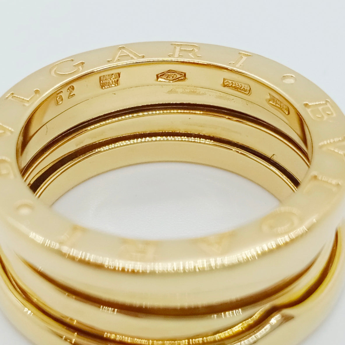 Bvlgari B-Zero 1 3Bands Ring Size 52.