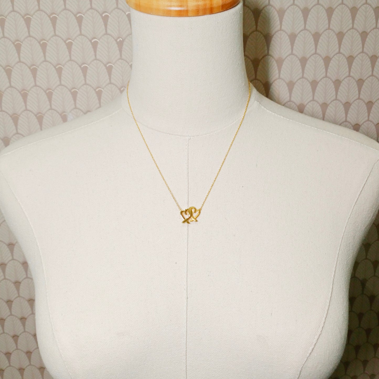 Tiffany & Co. Double Loving Heart Necklace