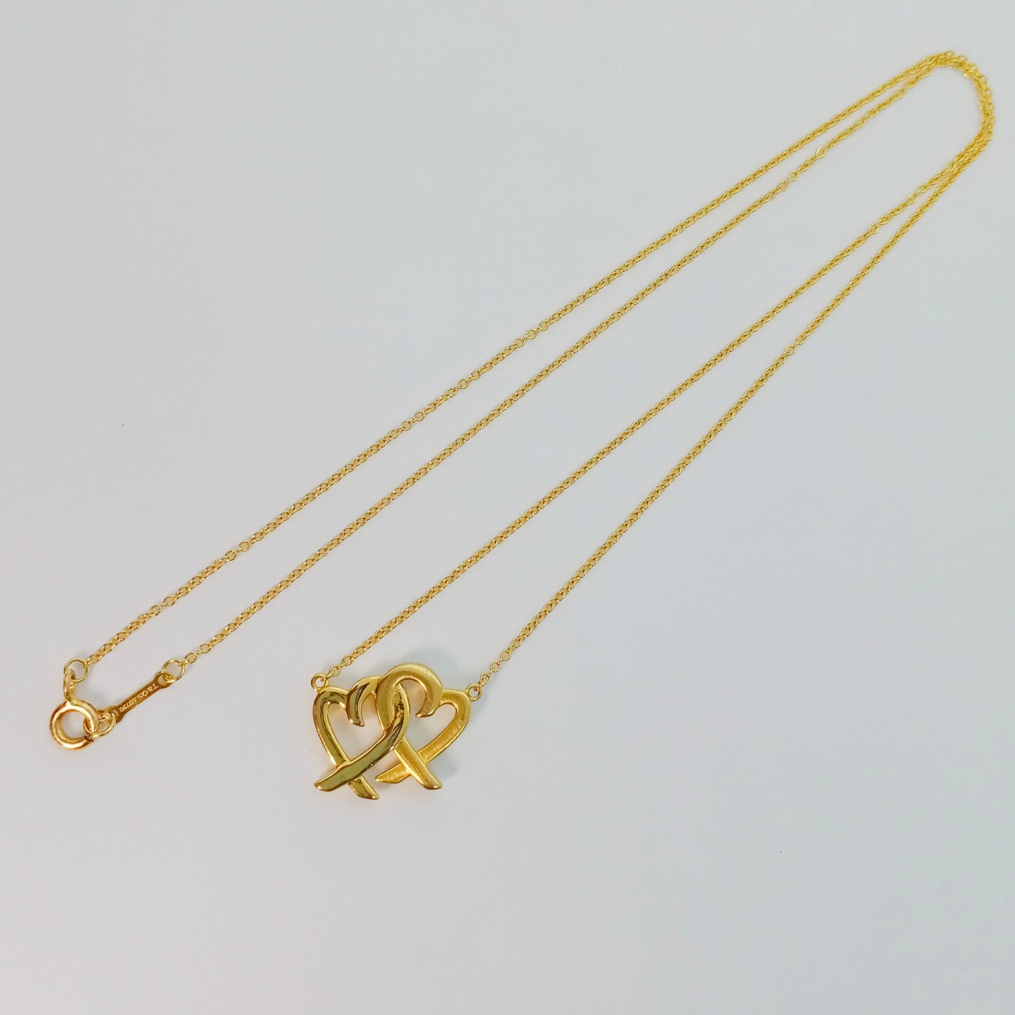 Tiffany & Co. Double Loving Heart Necklace