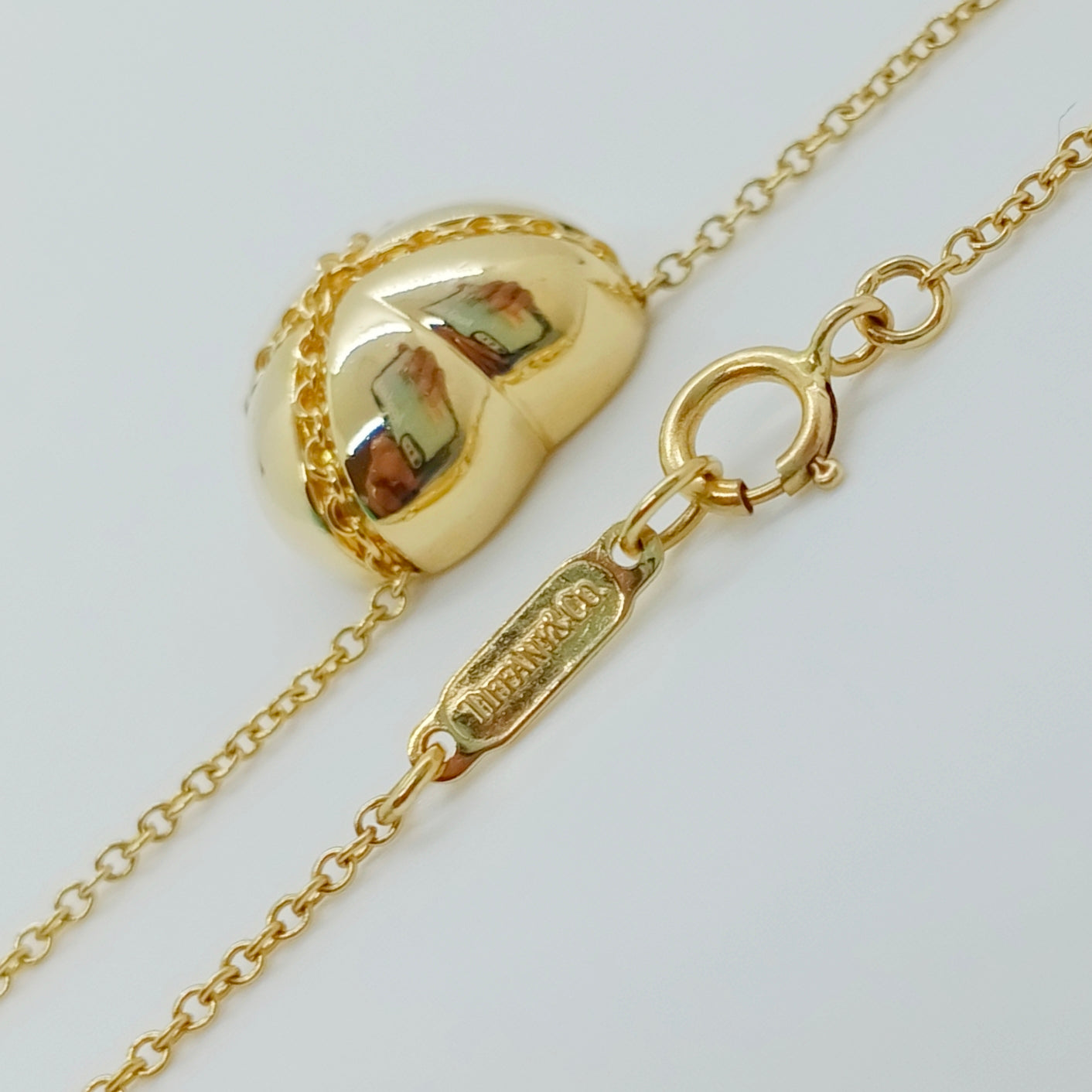 Tiffany & Co. Chain Cross Heart Necklace
