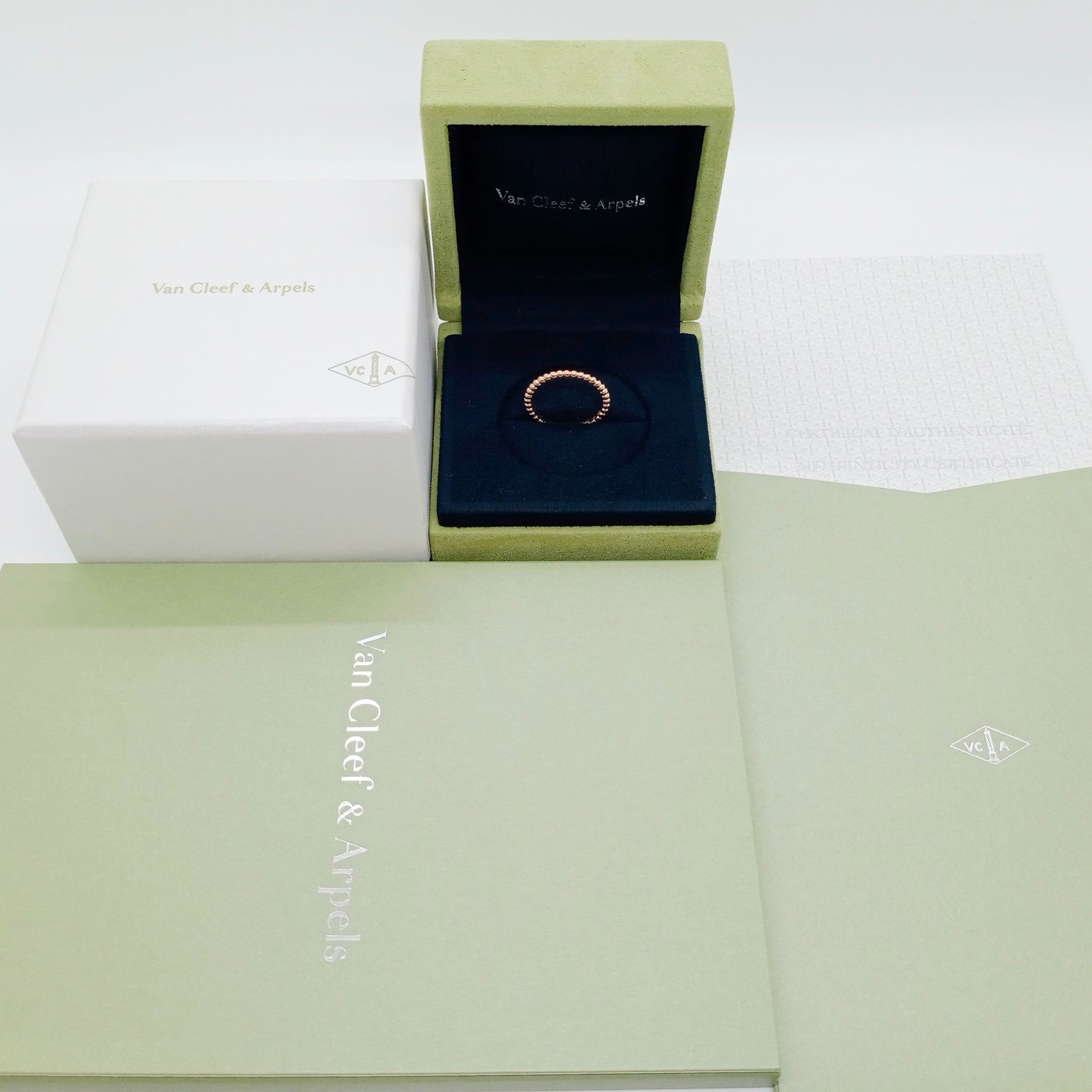 Van Cleef & Arpels Perlee Ring Size 52 / Size 54 ( Brand New )