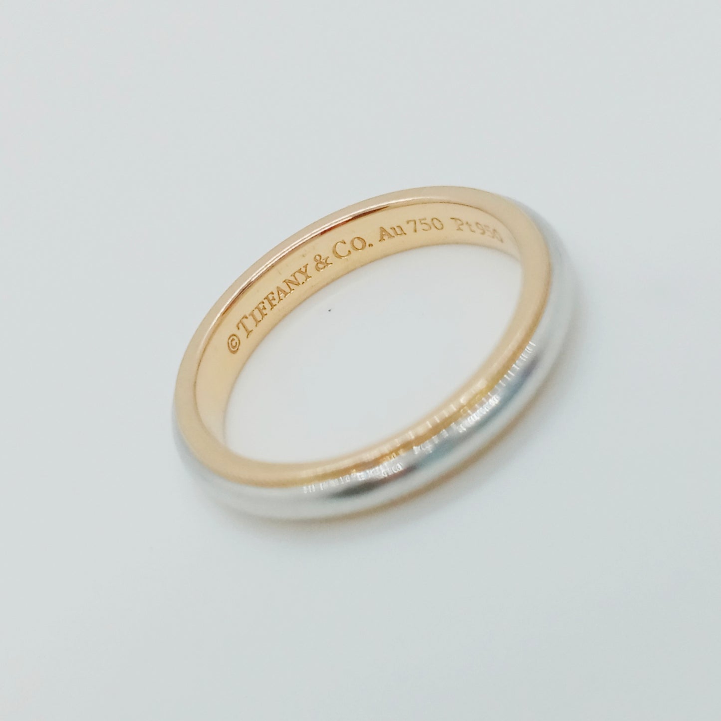 Tiffany & Co. Milgrain Band Ring Size 56