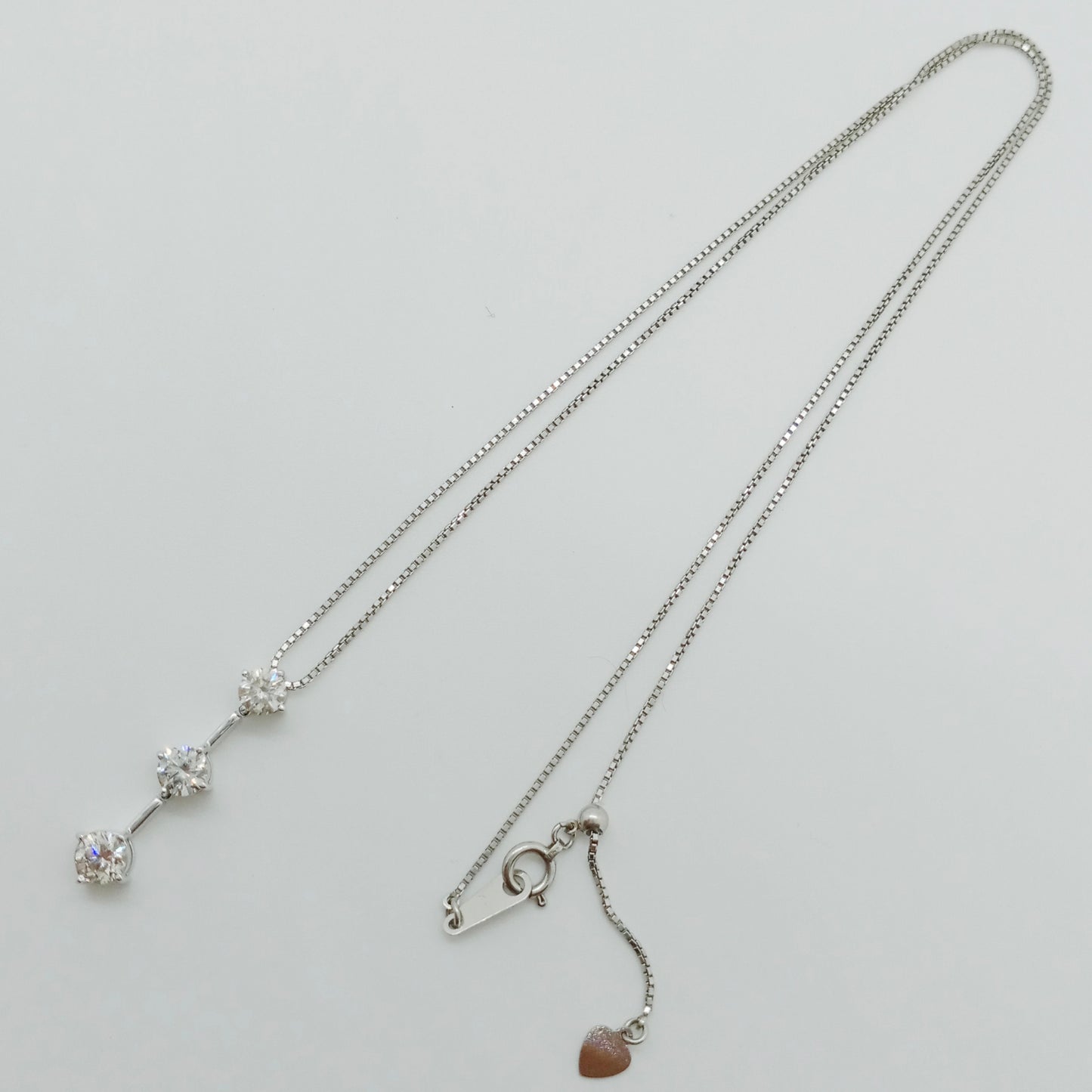 3 Row Diamond Necklace 1.00ct