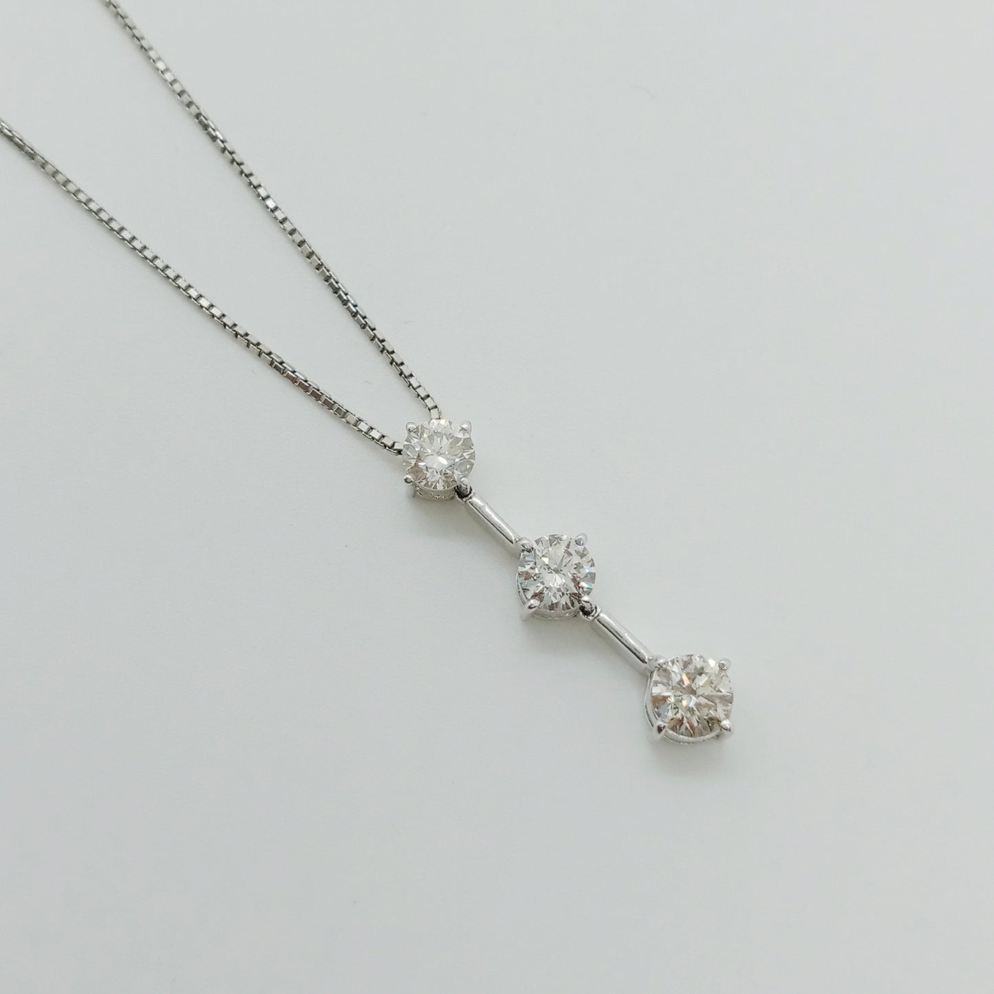 3 Row Diamond Necklace 1.00ct
