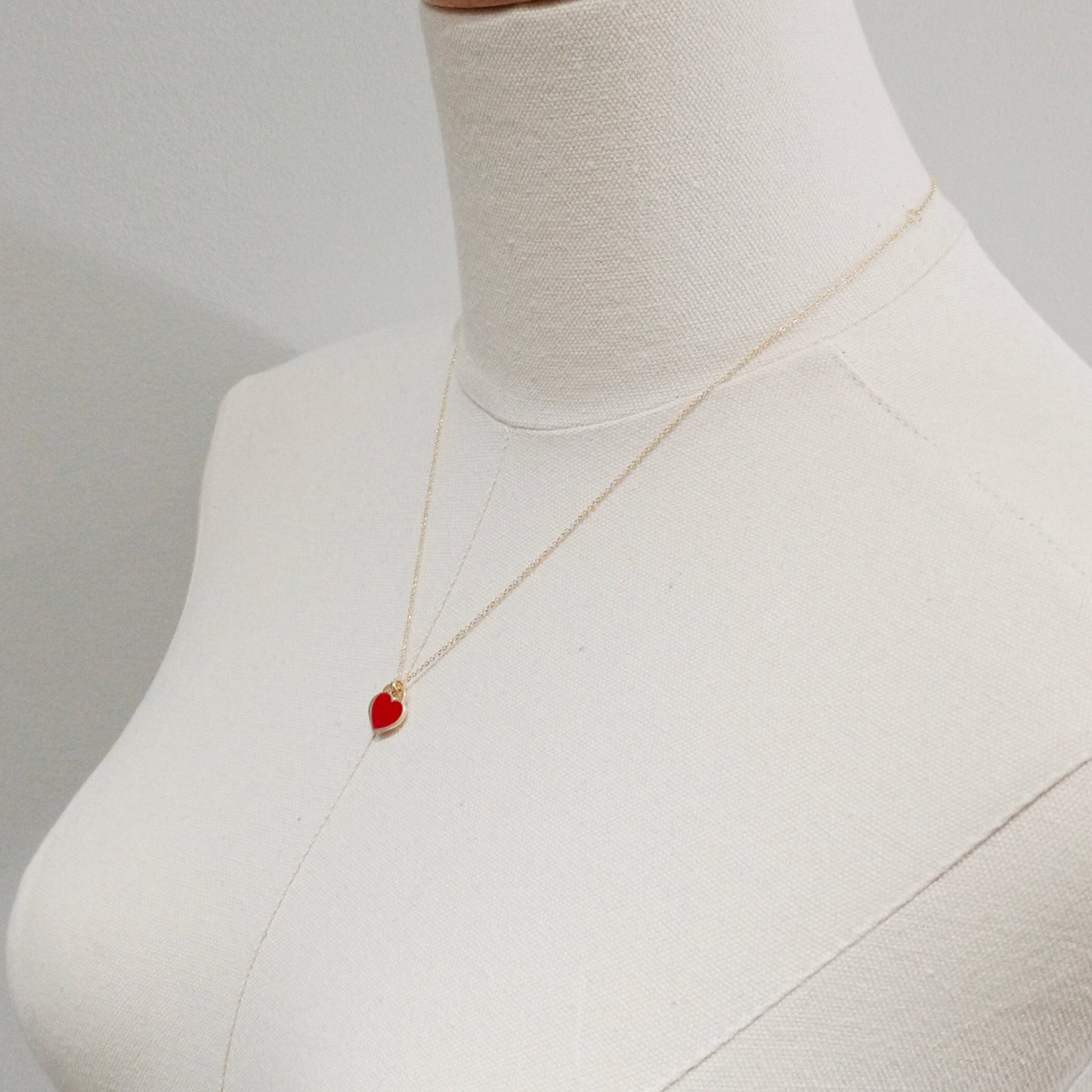 Tiffany & Co. Double Heart Red Necklace