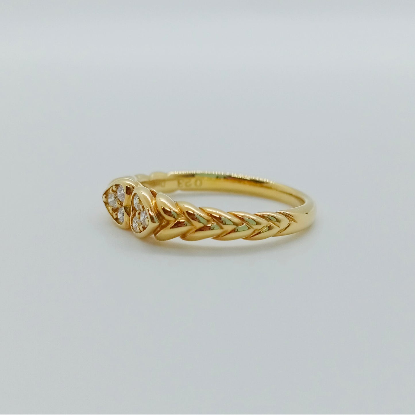 Dior Heart Ring 0.23ct Size 47