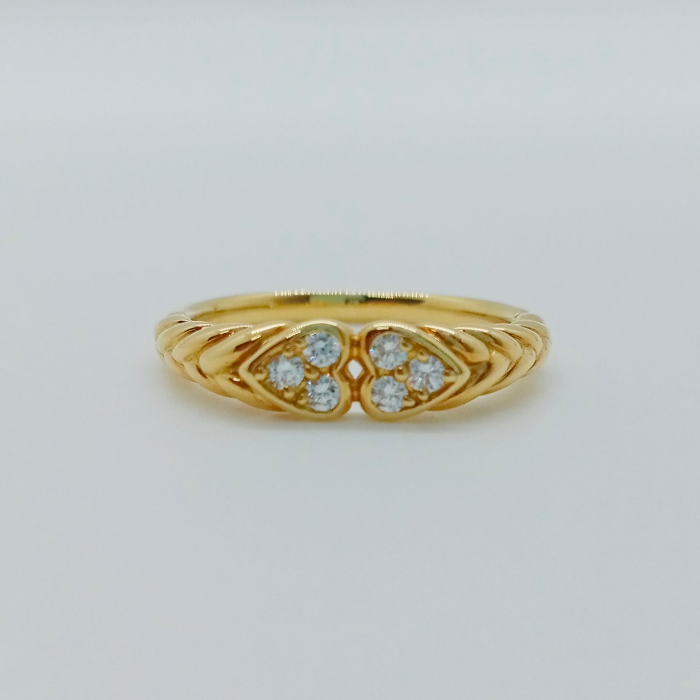 Dior Heart Ring 0.23ct Size 47