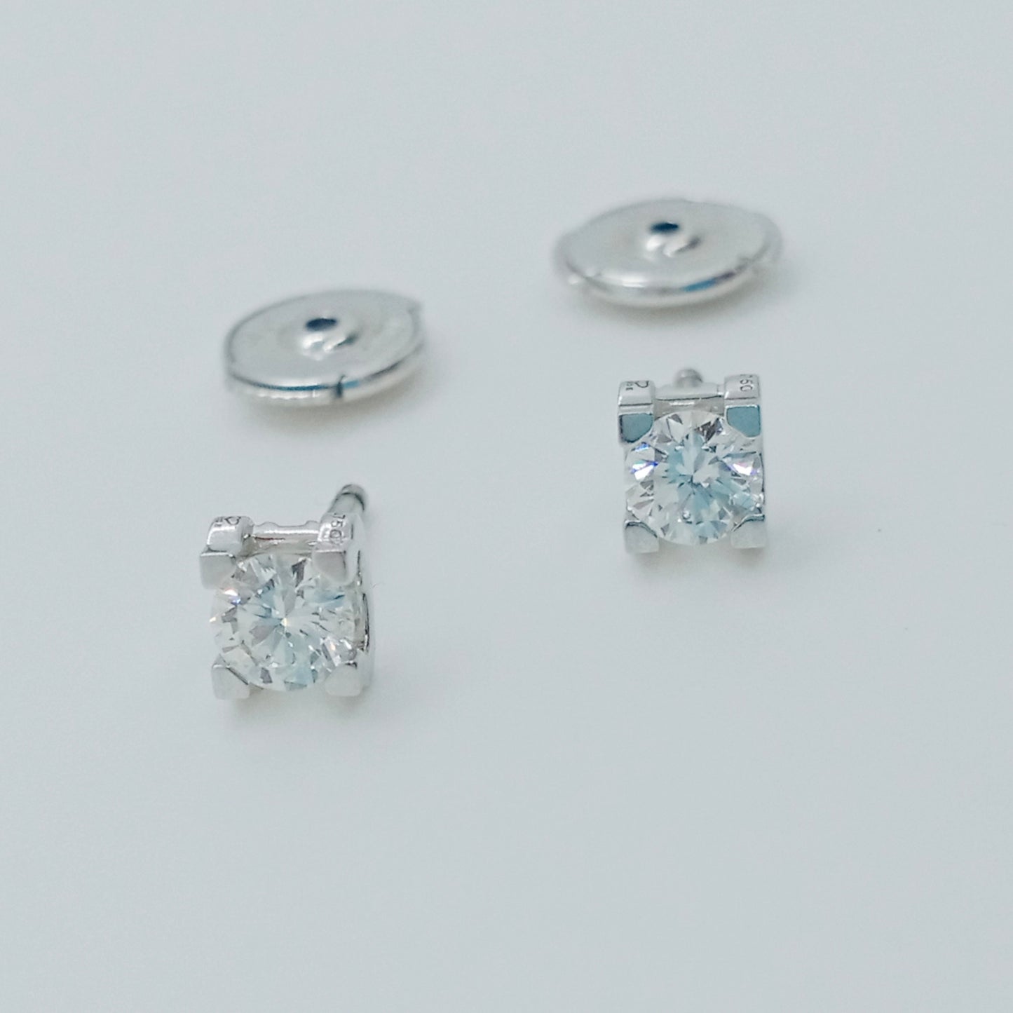 Cartier C Deux Diamond Earrings