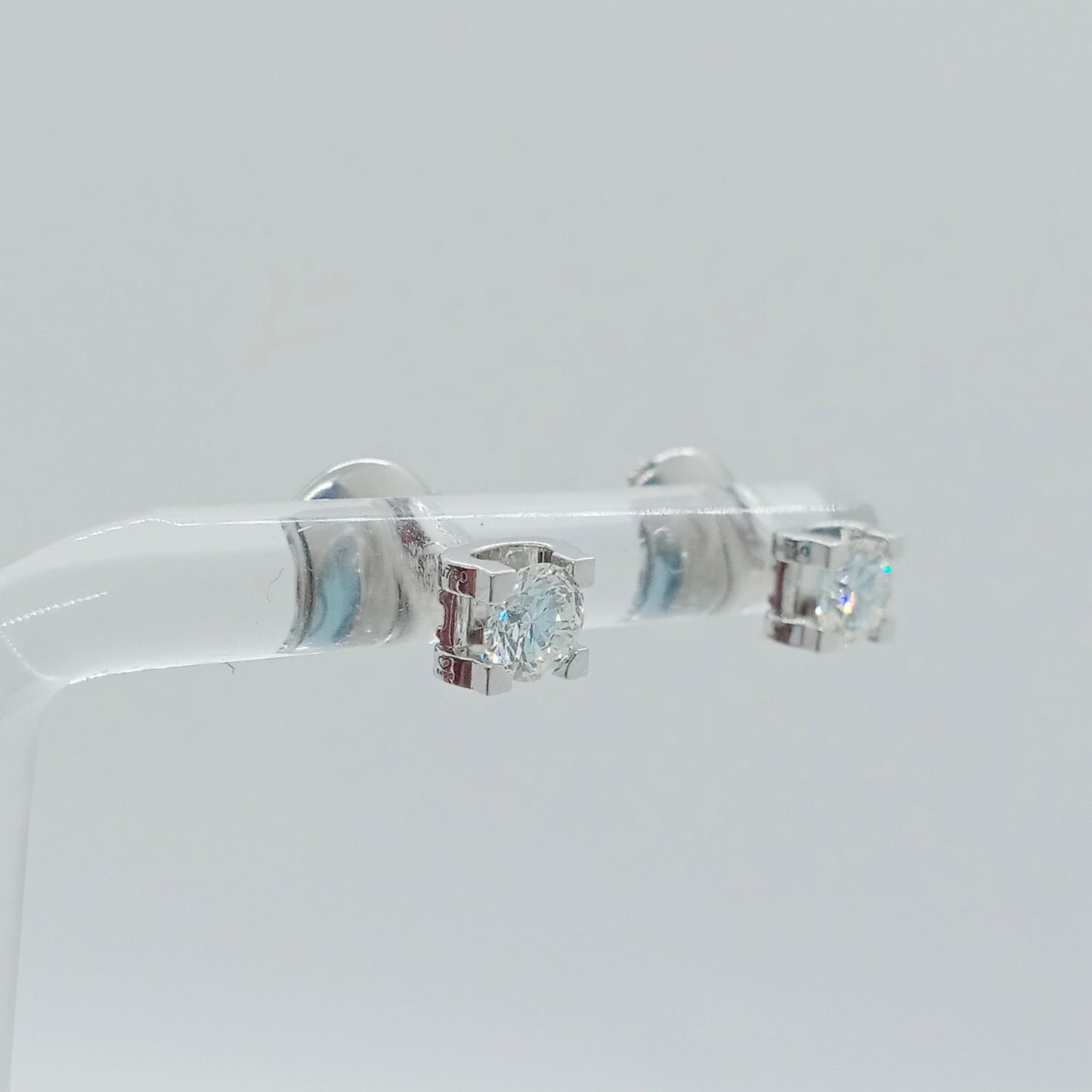 Cartier C Deux Diamond Earrings