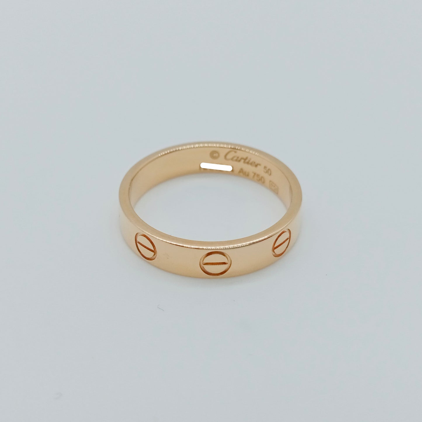 Cartier Mini Love Ring Size 50 K18 Pink Gold