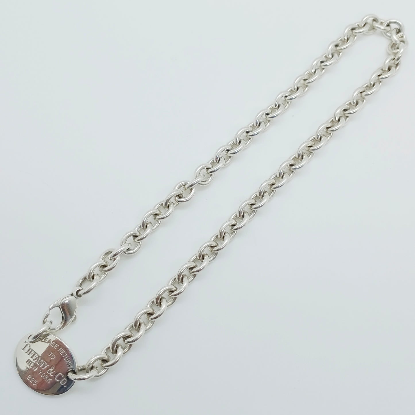 Tiffany & Co. Return to Tiffany Oval Tag Necklace