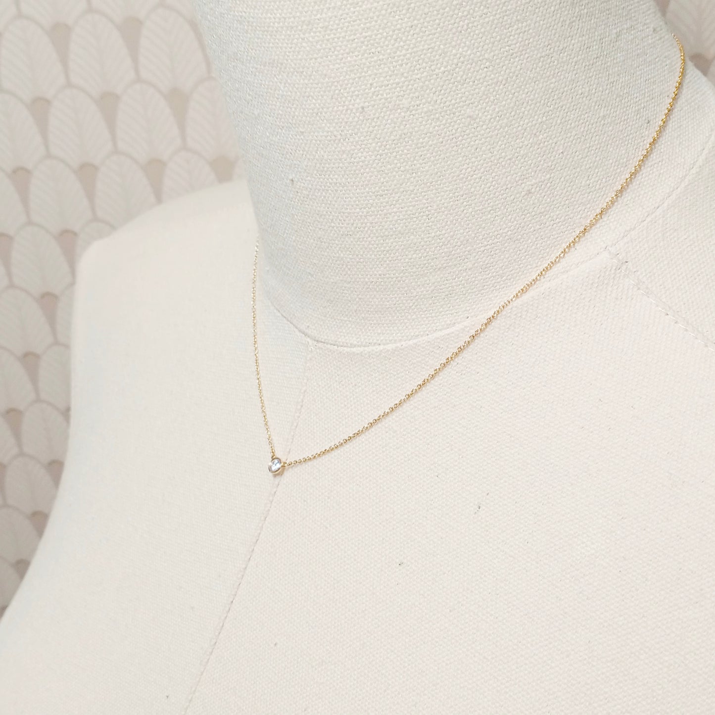 Tiffany & Co. By the Yard Necklace 0.14ct