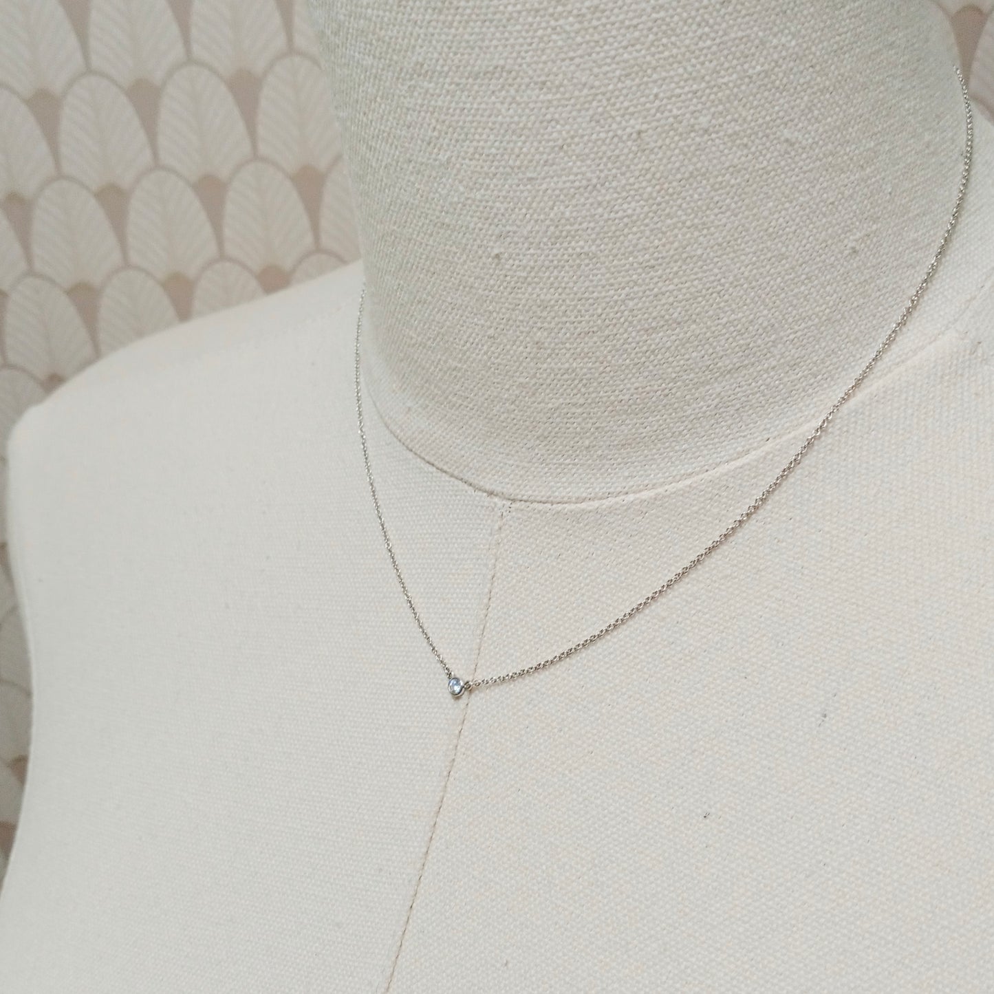 Tiffany & Co. Yard Necklace 0.03 carat