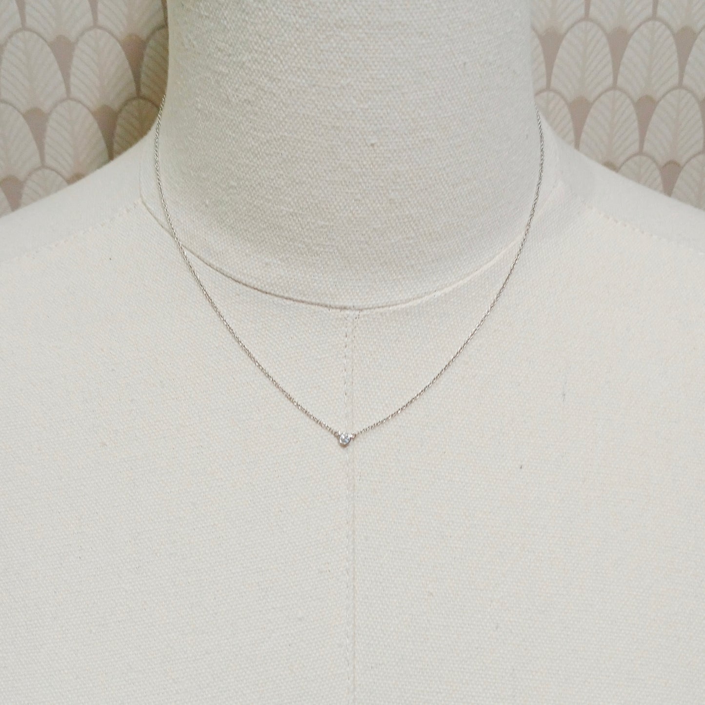 Tiffany & Co. Yard Necklace 0.03 carat