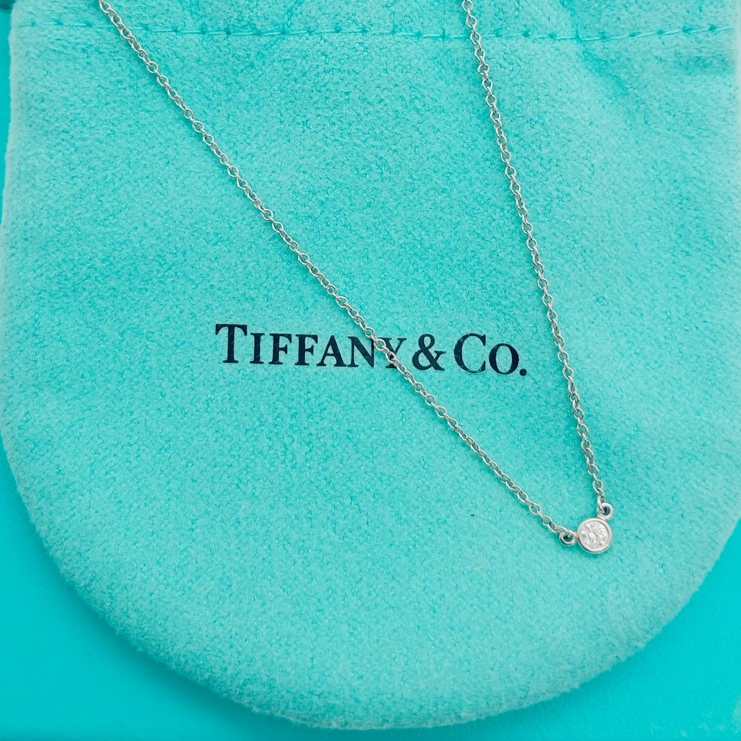Tiffany & Co. Yard Necklace 0.03 carat