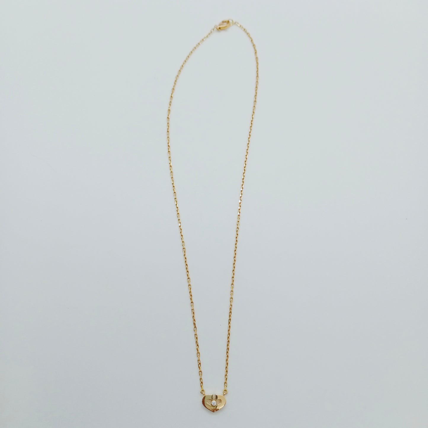 Cartier C Heart Diamond Necklace