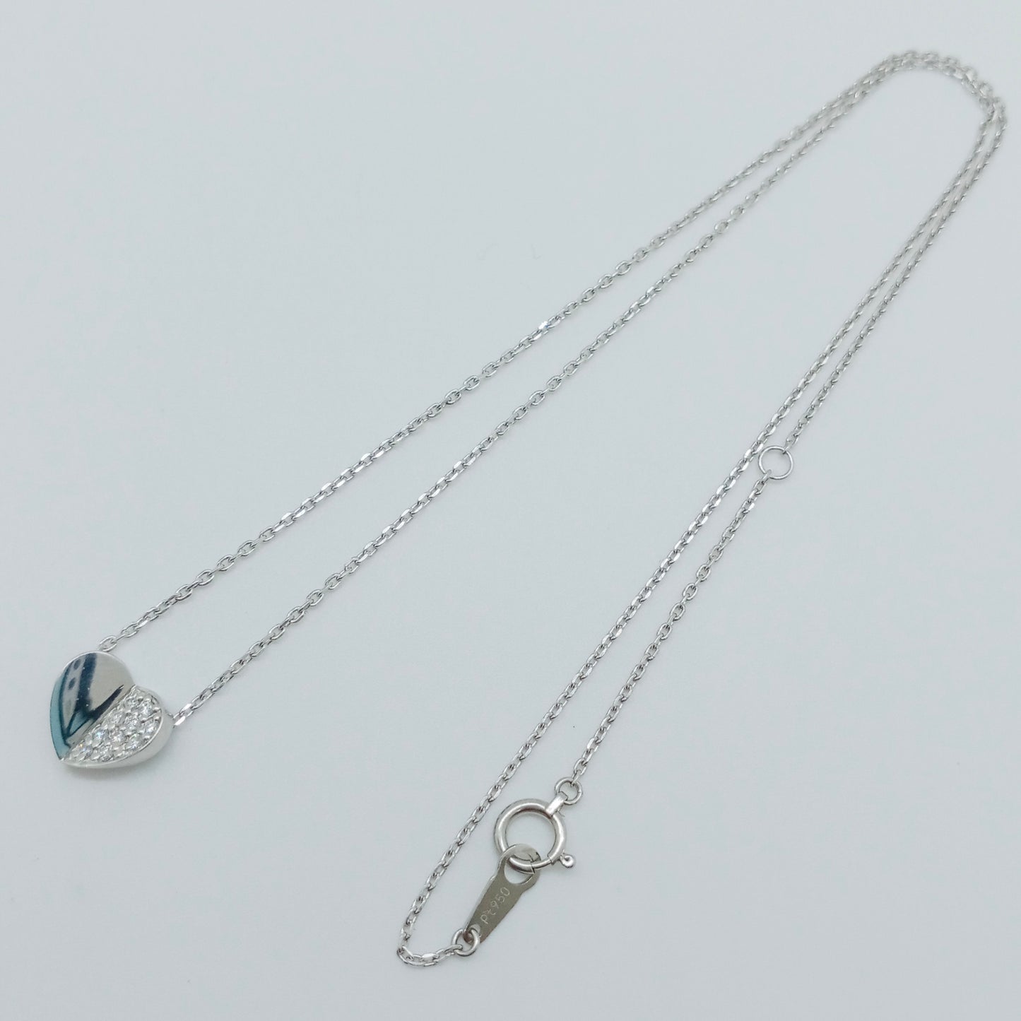 Vendome Aoyama Heart Diamond Necklace
