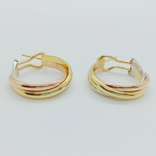 Cartier Trinity Hoop Earrings