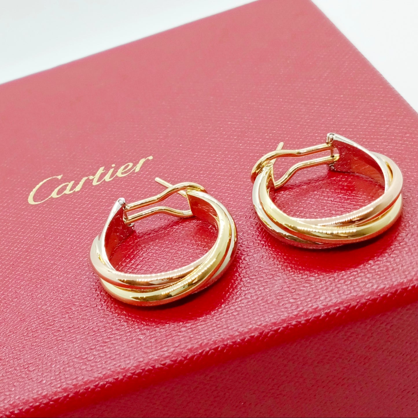 Cartier Trinity Hoop Earrings
