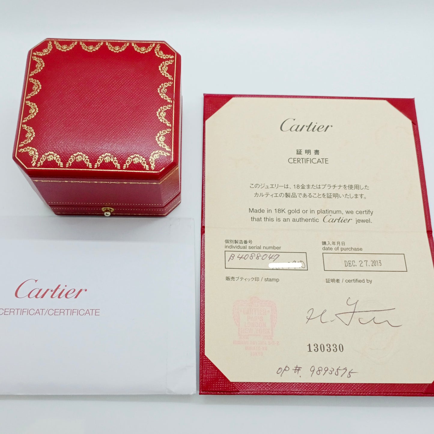 Cartier Damiant Heart Diamond Ring Size 47