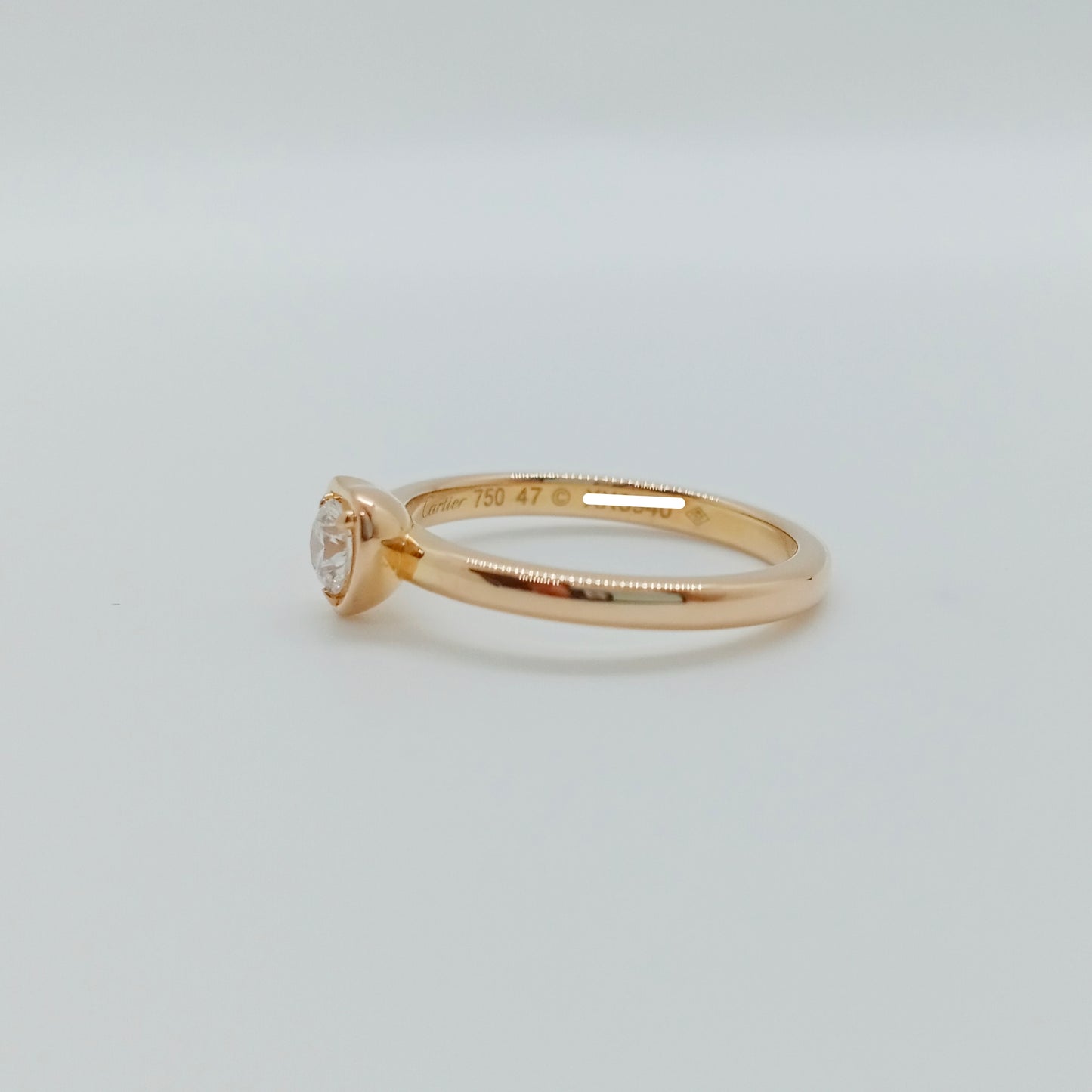 Cartier Damiant Heart Diamond Ring Size 47