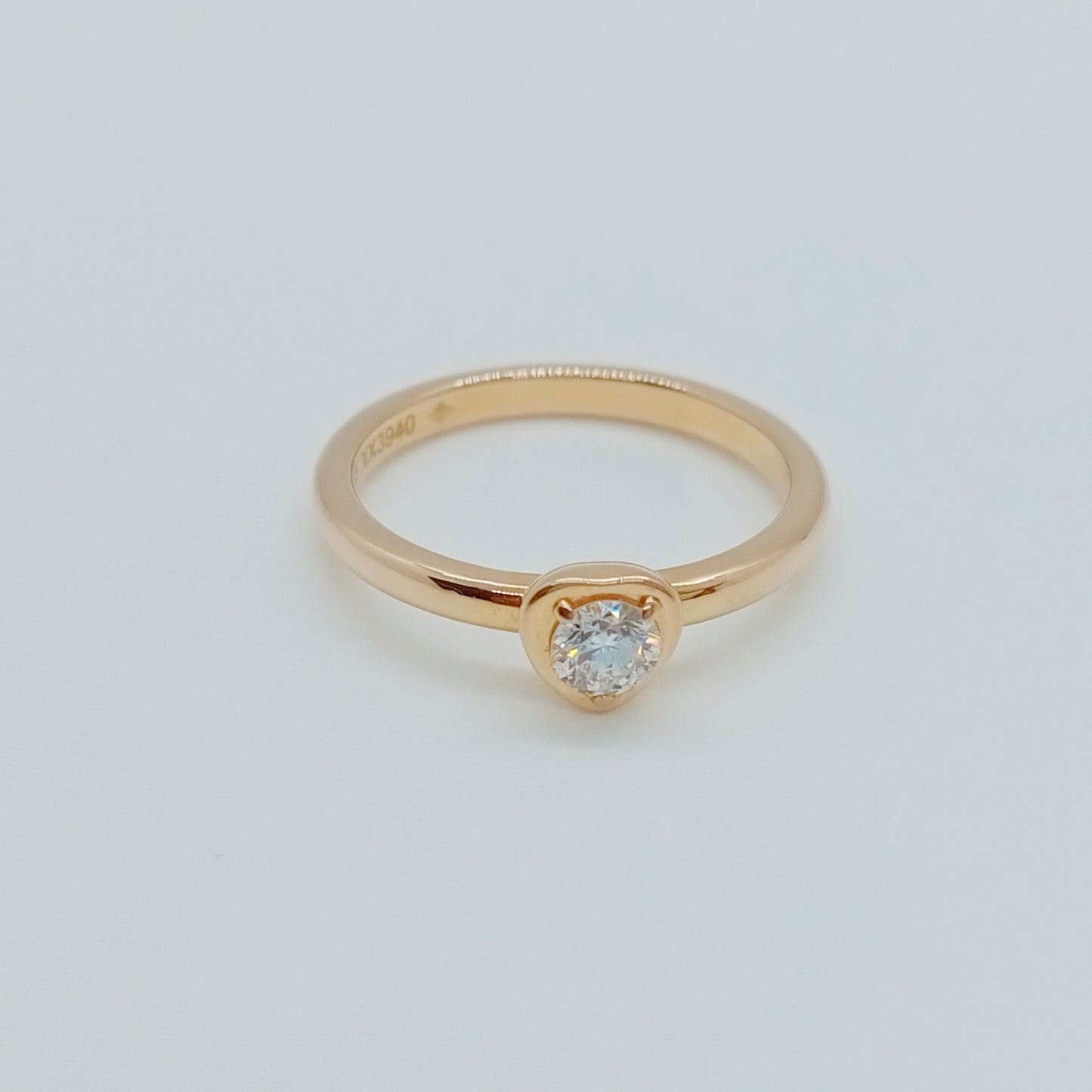 Cartier Damiant Heart Diamond Ring Size 47