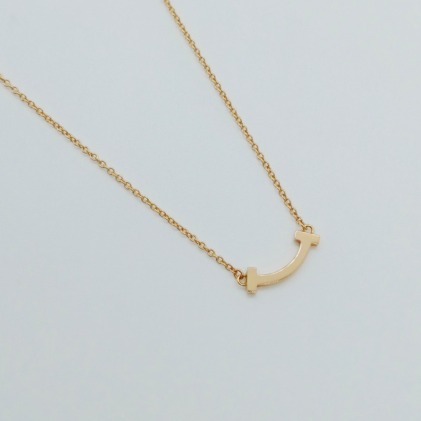 Tiffany & Co. T Smile Mini Necklace