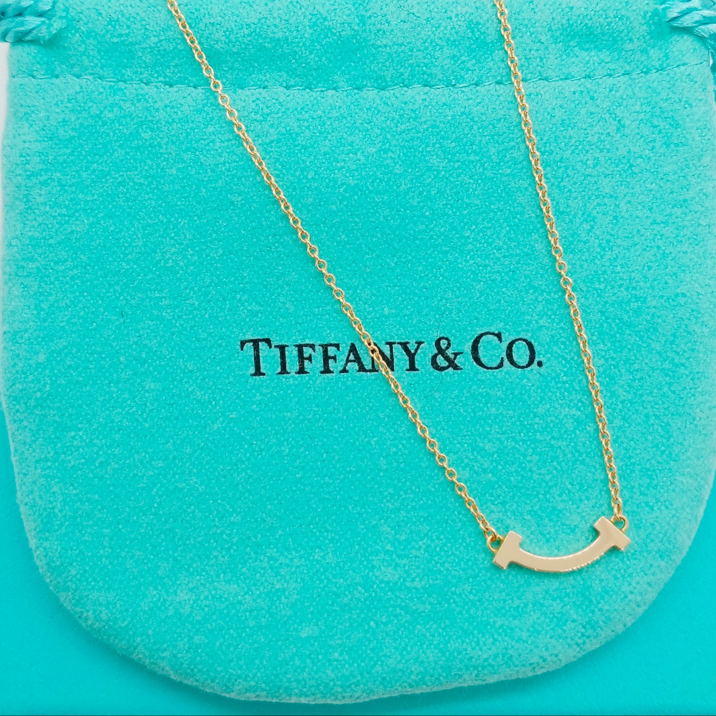Tiffany & Co. T Smile Mini Necklace