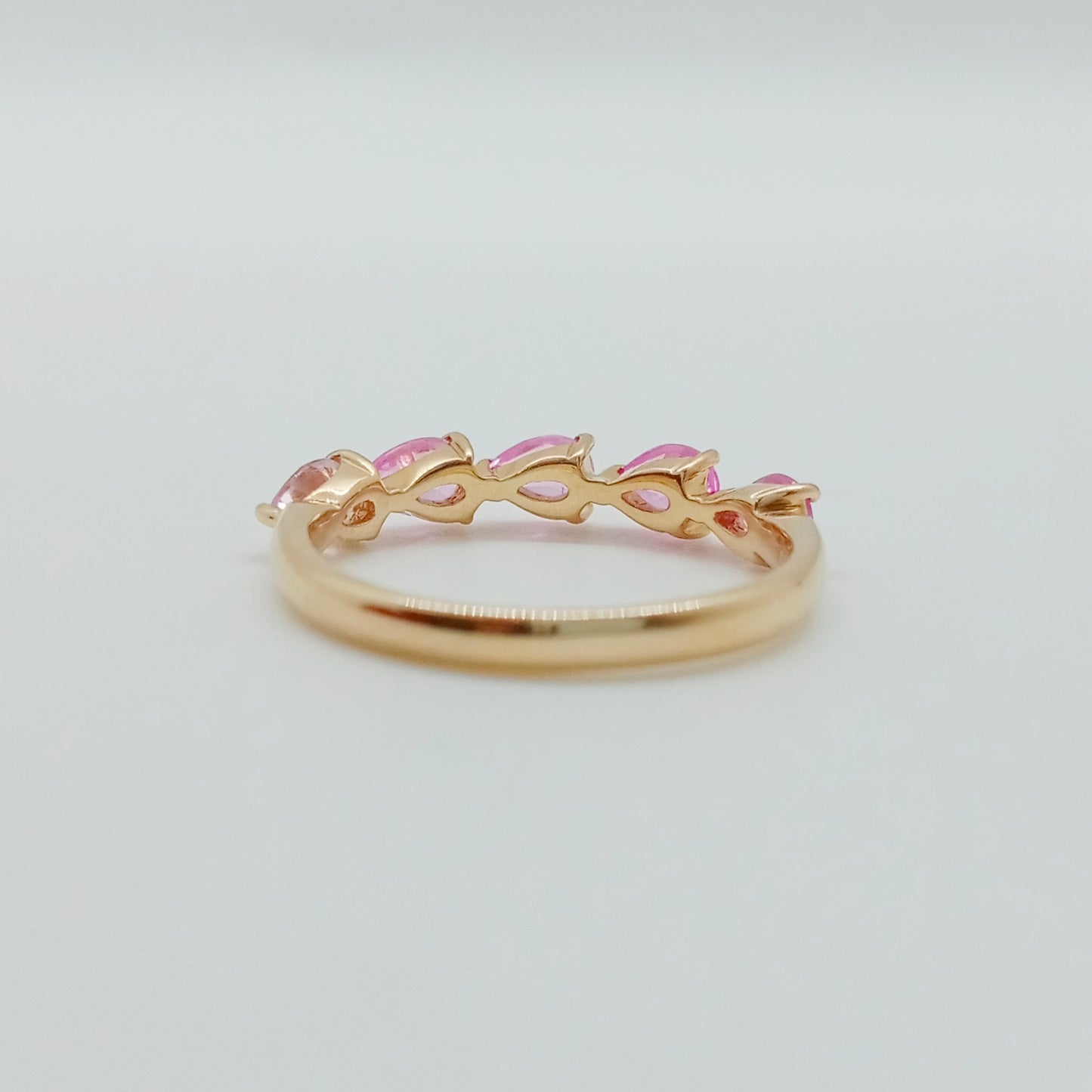 Ponte Vecchio Pink Sapphire Diamond Ring Size 48
