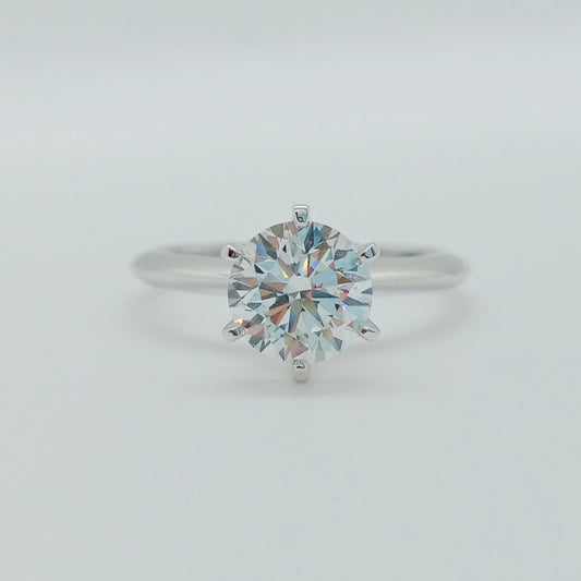 No Brand Solitaire Diamond Ring Size 56 1.55ct